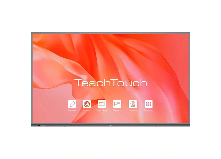 Интерактивная панель TeachTouch 6.5 55", 8/128Гб, Android 14, 40 касаний, слот OPS Интерактивная панель TeachTouch 6.5 55", 8/128Гб, Android 14, 40 касаний, слот OPS