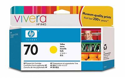 HP Vivera 70 Yellow 130  (C9454A)