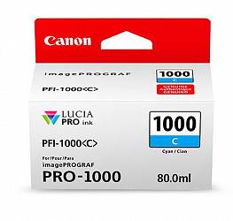 Canon PFI-1000C Cyan 80  (0547C001)