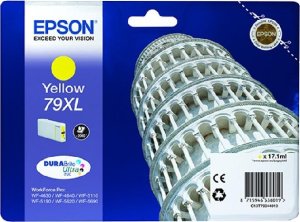 Картридж для струйного принтера Epson Картридж повышенной емкости с желтыми чернилами T7904 для WF-5110DW, WF-5620DWF (C13T79044010) Картридж для струйного принтера Epson Картридж повышенной емкости с желтыми чернилами T7904 для WF-5110DW, WF-5620DWF (C13T79044010)