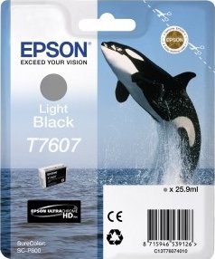 Картридж для струйного принтера Epson Контейнер с серыми чернилами T7607 для SC-P600 (C13T76074010) Картридж для струйного принтера Epson Контейнер с серыми чернилами T7607 для SC-P600 (C13T76074010)