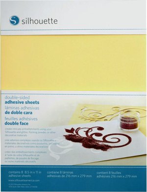Silhouette Двухсторонняя клеющаяся пленка (216x279 мм, 8 листов) для CAMEO и Portrait Silhouette Двухсторонняя клеющаяся пленка (216x279 мм, 8 листов) для CAMEO и Portrait