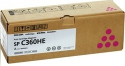 Картридж для лазерного принтера Ricoh Принт-картридж SP C360HE малиновый Картридж для лазерного принтера Ricoh Принт-картридж SP C360HE малиновый