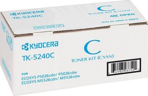 Картридж для лазерного принтера Kyocera Тонер-картридж Mita TK-5240C для P5026cdn/cdw, M5526cdn/cdw Картридж для лазерного принтера Kyocera Тонер-картридж Mita TK-5240C для P5026cdn/cdw, M5526cdn/cdw