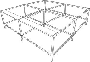 Дополнительное оборудование для резаков KeenCut Малое расширение для стола Evolution Bench 340 Дополнительное оборудование для резаков KeenCut Малое расширение для стола Evolution Bench 340