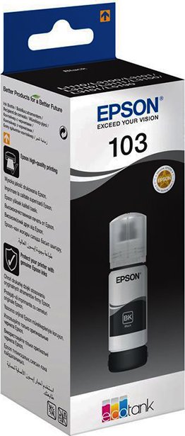 �������� ��� ��������� �������� Epson ��������   Ecotank 103, Black, 65 �� (C13T00S14A)