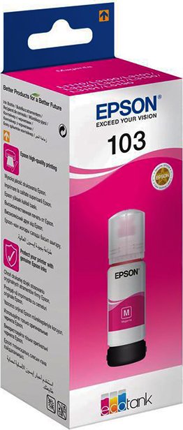�������� ��� ��������� �������� Epson ��������   Ecotank 103, Magenta, 65 �� (C13T00S34A)