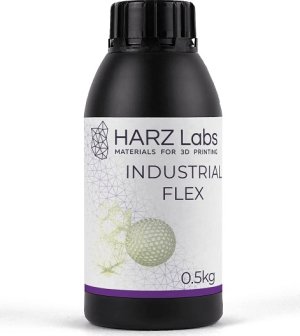 Расходник для 3D принтеров и 3D ручек HARZ Фотополимер Labs Industrial Flex, натуральный (500 гр) Расходник для 3D принтеров и 3D ручек HARZ Фотополимер Labs Industrial Flex, натуральный (500 гр)