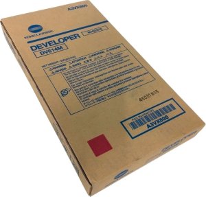 Расходный материал для цифровых печатных машин Konica Minolta Девелопер красный DV614M (A3VX800) Расходный материал для цифровых печатных машин Konica Minolta Девелопер красный DV614M (A3VX800)