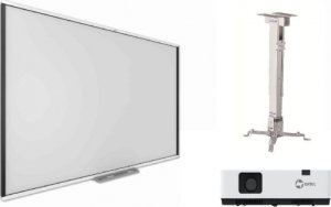 Интерактивный комплект SMART Комплект SBM787EXL201L в составе: интерактивная доска Board SBM787 с проектором EXL201 и потолочное креплением Интерактивный комплект SMART Комплект SBM787EXL201L в составе: интерактивная доска Board SBM787 с проектором EXL201 и потолочное креплением