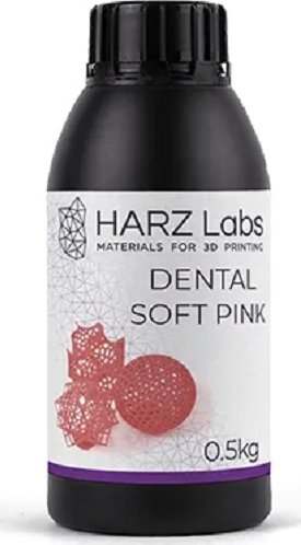 Расходник для 3D принтеров и 3D ручек HARZ Фотополимер Labs Dental Pink Soft, розовый (500 гр) Расходник для 3D принтеров и 3D ручек HARZ Фотополимер Labs Dental Pink Soft, розовый (500 гр)