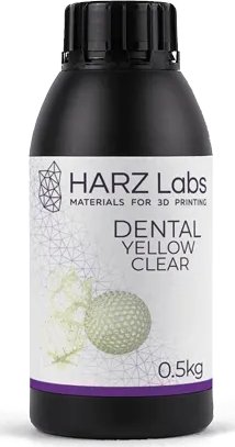 Расходник для 3D принтеров и 3D ручек HARZ Фотополимер Labs Dental Yellow Clear, прозрачный желтый (500 гр) Расходник для 3D принтеров и 3D ручек HARZ Фотополимер Labs Dental Yellow Clear, прозрачный желтый (500 гр)