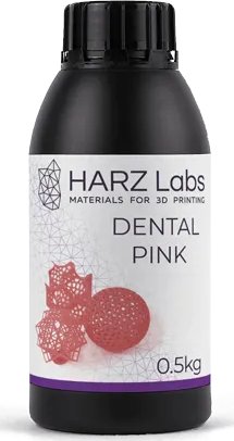 Расходник для 3D принтеров и 3D ручек HARZ Фотополимер Labs Dental Pink, розовый (500 гр) Расходник для 3D принтеров и 3D ручек HARZ Фотополимер Labs Dental Pink, розовый (500 гр)