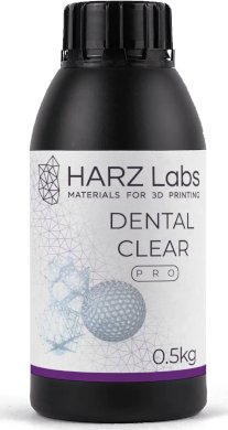 Расходник для 3D принтеров и 3D ручек HARZ Фотополимер Labs Dental Clear PRO, прозрачный (500 гр) Расходник для 3D принтеров и 3D ручек HARZ Фотополимер Labs Dental Clear PRO, прозрачный (500 гр)