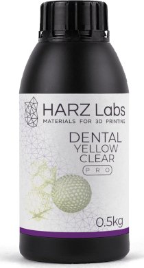 Расходник для 3D принтеров и 3D ручек HARZ Фотополимер Labs Dental Yellow Clear PRO, прозрачный (500 гр) Расходник для 3D принтеров и 3D ручек HARZ Фотополимер Labs Dental Yellow Clear PRO, прозрачный (500 гр)