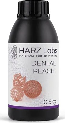 Расходник для 3D принтеров и 3D ручек HARZ Фотополимер Labs Dental Peach, персиковый (500 гр) Расходник для 3D принтеров и 3D ручек HARZ Фотополимер Labs Dental Peach, персиковый (500 гр)