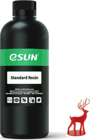 Расходник для 3D принтеров и 3D ручек Esun Фотополимерная смола Standard, красная, 0,5 л Расходник для 3D принтеров и 3D ручек Esun Фотополимерная смола Standard, красная, 0,5 л