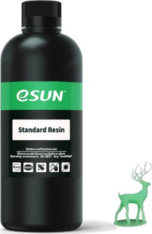 Расходник для 3D принтеров и 3D ручек Esun Фотополимерная смола Standard, светло-зеленая, 0,5 л Расходник для 3D принтеров и 3D ручек Esun Фотополимерная смола Standard, светло-зеленая, 0,5 л