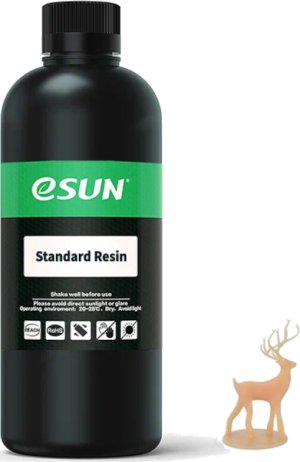 Расходник для 3D принтеров и 3D ручек Esun Фотополимерная смола Standard, телесная, 0,5 л Расходник для 3D принтеров и 3D ручек Esun Фотополимерная смола Standard, телесная, 0,5 л