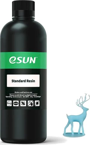 Расходник для 3D принтеров и 3D ручек Esun Фотополимерная смола Standard, голубая, 1 л Расходник для 3D принтеров и 3D ручек Esun Фотополимерная смола Standard, голубая, 1 л