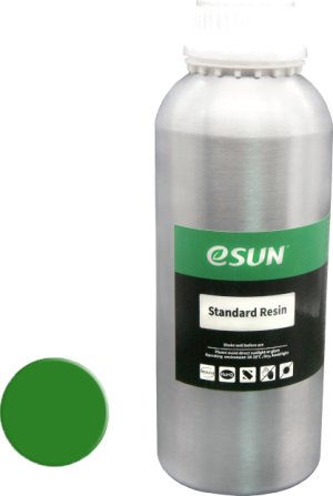 Расходник для 3D принтеров и 3D ручек Esun Фотополимерная смола Standard, зеленая, 1 л Расходник для 3D принтеров и 3D ручек Esun Фотополимерная смола Standard, зеленая, 1 л