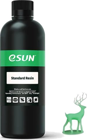Расходник для 3D принтеров и 3D ручек Esun Фотополимерная смола Standard, светло-зеленая, 1 л Расходник для 3D принтеров и 3D ручек Esun Фотополимерная смола Standard, светло-зеленая, 1 л