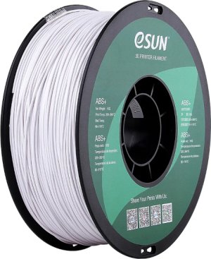 Расходник для 3D принтеров и 3D ручек Esun Катушка ABS-пластика 1.75 мм 1 кг, белая Расходник для 3D принтеров и 3D ручек Esun Катушка ABS-пластика 1.75 мм 1 кг, белая