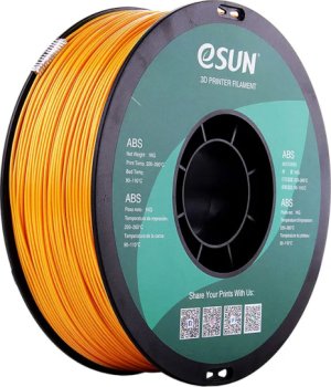 Расходник для 3D принтеров и 3D ручек Esun Катушка ABS-пластика 1.75 мм 1 кг, золотая Расходник для 3D принтеров и 3D ручек Esun Катушка ABS-пластика 1.75 мм 1 кг, золотая