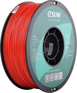 Расходник для 3D принтеров и 3D ручек Esun Катушка ABS-пластика 1.75 мм 1 кг, красная Расходник для 3D принтеров и 3D ручек Esun Катушка ABS-пластика 1.75 мм 1 кг, красная