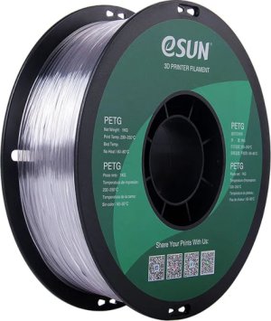 Расходник для 3D принтеров и 3D ручек Esun Катушка PETG-пластика 1.75 мм 1 кг, натуральная Расходник для 3D принтеров и 3D ручек Esun Катушка PETG-пластика 1.75 мм 1 кг, натуральная