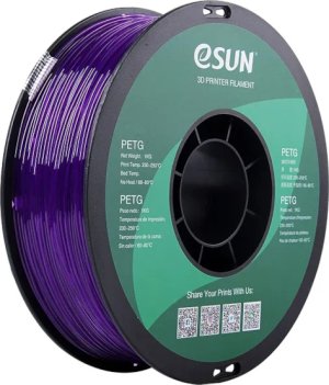 Расходник для 3D принтеров и 3D ручек Esun Катушка PETG-пластика 1.75 мм 1 кг, прозрачно-пурпурный Расходник для 3D принтеров и 3D ручек Esun Катушка PETG-пластика 1.75 мм 1 кг, прозрачно-пурпурный