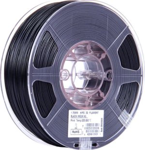 Расходник для 3D принтеров и 3D ручек Esun Катушка пластика HIPS 1.75 мм 1 кг, черная Расходник для 3D принтеров и 3D ручек Esun Катушка пластика HIPS 1.75 мм 1 кг, черная