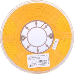 Расходник для 3D принтеров и 3D ручек Esun Катушка eElastic-пластика 1.75 мм 1 кг, желтая Расходник для 3D принтеров и 3D ручек Esun Катушка eElastic-пластика 1.75 мм 1 кг, желтая
