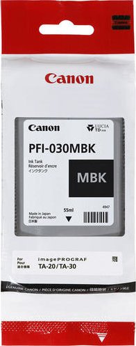 Картридж для струйного принтера Canon Чернила пигментные Pigment Ink PFI-030 (Matte Black) Матовый черный, 55 мл., (3488C001AA) Картридж для струйного принтера Canon Чернила пигментные Pigment Ink PFI-030 (Matte Black) Матовый черный, 55 мл., (3488C001AA)