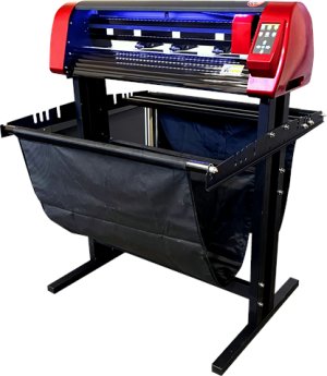 Режущий плоттер MasterCutter V24 со стендом и корзиной Режущий плоттер MasterCutter V24 со стендом и корзиной