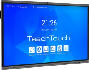 Интерактивная панель TeachTouch 5.5LE-R 86", камера и микрофоны, UHD, 8/128 Гб, WiFi, Android 12, слот OPS Интерактивная панель TeachTouch 5.5LE-R 86", камера и микрофоны, UHD, 8/128 Гб, WiFi, Android 12, слот OPS