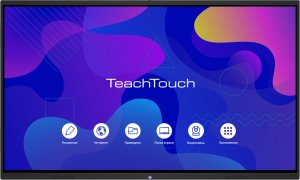 Интерактивная панель TeachTouch 5.5LE-R 65", камера и микрофоны, UHD, 8/128 Гб, WiFi, Android 12, слот OPS Интерактивная панель TeachTouch 5.5LE-R 65", камера и микрофоны, UHD, 8/128 Гб, WiFi, Android 12, слот OPS