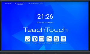 ������������� ������ TeachTouch ������������� �������   5.5LE 75", ������ ������, 8/128 ��, WiFi, Android 14, ���� OPS
