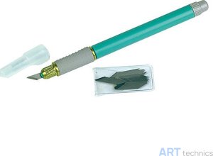 Инструмент Deffner & Johann Шаблонный нож с резиновой рукояткой Инструмент Deffner & Johann Шаблонный нож с резиновой рукояткой