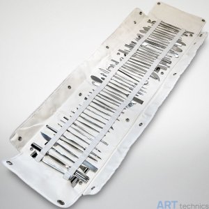 Инструмент Deffner & Johann Набор инструментов для лепки, 51 предмет, в сумке-рулоне Инструмент Deffner & Johann Набор инструментов для лепки, 51 предмет, в сумке-рулоне