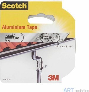 Материал для реставрации Scotch Алюминиевая клейкая лента Scotch, серебристая, 48 мм x 15 м Материал для реставрации Scotch Алюминиевая клейкая лента Scotch, серебристая, 48 мм x 15 м