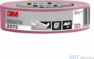 Материал для реставрации 3M Малярная лента 3M, 2072, розовая, 30 мм x 50 м Материал для реставрации 3M Малярная лента 3M, 2072, розовая, 30 мм x 50 м