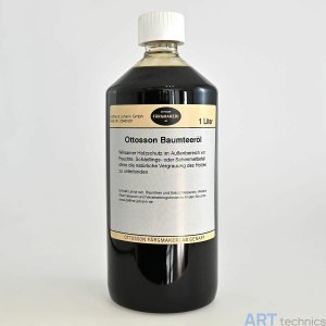 Материал для реставрации Ottosson Fargmakeri Смесь древесного дёгтя с сырым льняным маслом холодного отжима Ottosson, 1 л Материал для реставрации Ottosson Fargmakeri Смесь древесного дёгтя с сырым льняным маслом холодного отжима Ottosson, 1 л