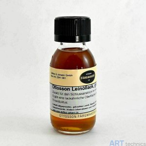 Материал для реставрации Ottosson Fargmakeri Шведская лазурь на базе лака на льняном масле Ottosson, глянцевая, 100 мл Материал для реставрации Ottosson Fargmakeri Шведская лазурь на базе лака на льняном масле Ottosson, глянцевая, 100 мл