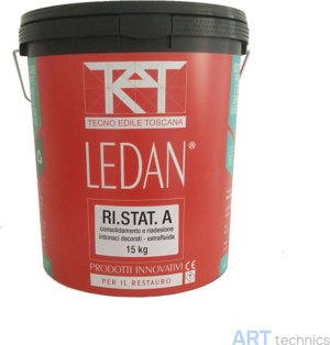 Материал для реставрации Tecno Edile Toscana Ledan Ledan RI.STAT. BASE A, 1 кг Материал для реставрации Tecno Edile Toscana Ledan Ledan RI.STAT. BASE A, 1 кг