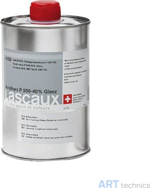 Материал для реставрации Lascaux Глянцевая акриловая смола Lascaux Acrylharz P 550-40% 4100, 1 л Материал для реставрации Lascaux Глянцевая акриловая смола Lascaux Acrylharz P 550-40% 4100, 1 л