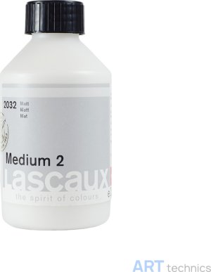 Пигменты и краски Lascaux Система Lascaux Medium 2, матовая, 250 мл Пигменты и краски Lascaux Система Lascaux Medium 2, матовая, 250 мл