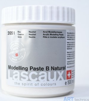 Пигменты и краски Lascaux Моделирующая паста Lascaux Modelling Paste B Natural 2051, 500 мл Пигменты и краски Lascaux Моделирующая паста Lascaux Modelling Paste B Natural 2051, 500 мл