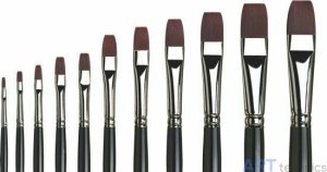 Кисть Da Vinci Кисть da Vinci TOP, серия 7185K, плоская, синтетика, ассортимент Кисть Da Vinci Кисть da Vinci TOP, серия 7185K, плоская, синтетика, ассортимент