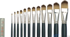 Кисть Tiziano Кисть Tiziano 2, филберт, синтетика смесь, ассортимент Кисть Tiziano Кисть Tiziano 2, филберт, синтетика смесь, ассортимент